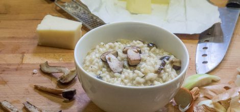 risotto z grzybami