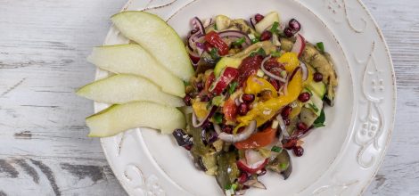 Sałatka z grillowanych warzyw