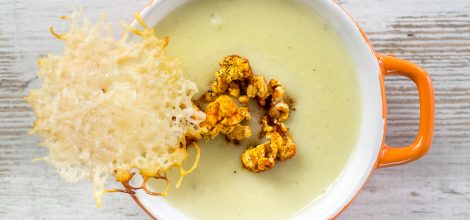 Krem z ziemniaków z chrzanem