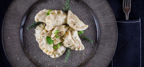 Pierogi z kapustą i grzybami