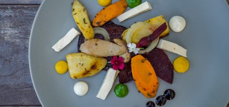 Pieczone warzywa z serem