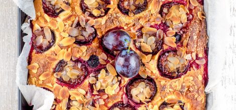 Ciasto drożdżowe ze śliwkami