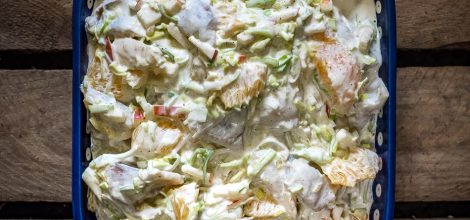 Śledź z pomarańczami i porem