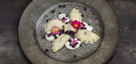 Pierogi z borówkami