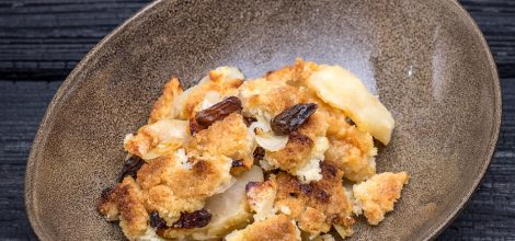 Owoce pod kruszonką