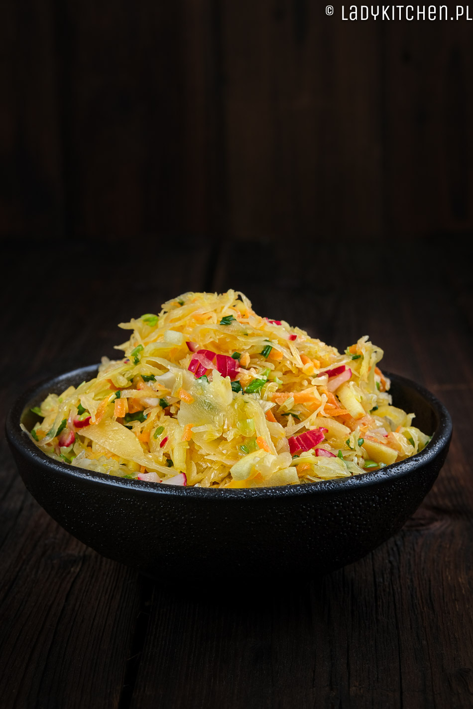 surówka z kiszonej kapusty